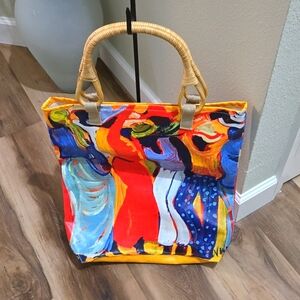 Large Tote And Matching Change Purse